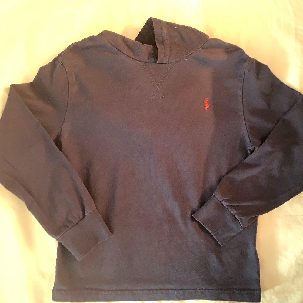 Ralph Lauren Cotton Hooded Long Sleeve Shirt